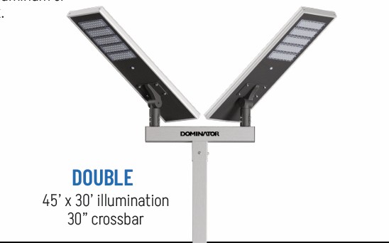 Dominator 2 Light Solar Light System